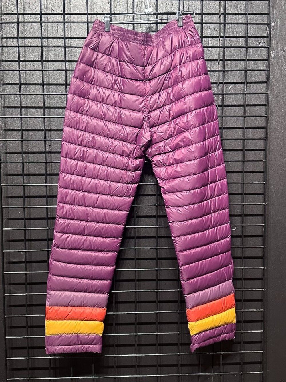 Cotopaxi Fuego Pants — Purple and Orange Stripes